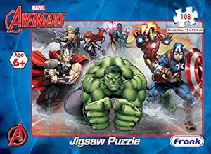Frank Marvel Avengers 108 Piece Jigsaw Puzzle for Kids for Age 6 Years Old and Above