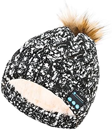 Bluetooth Headset Hat Victpower Wireless Bluetooth Music Beanie Hat with Stereo Speaker Headphones, Micro Phone, Hands free to receive calls &amp; music control for all smartphone and smart devices