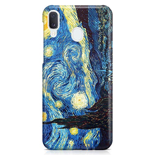 ItalianCaseDesign Cover Custodia Protettiva Case La Notte Stellata Vincent Van Gogh Starry Night Olanda Amsterdam Quadro Compatibile con Samsung Galaxy A20e