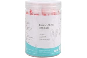 VGEBY 30 szt. Szczotka do języka jamy ustnej dla niemowląt, mokre suche podwójne zastosowanie do czyszczenia jamy ustnej dla niemowląt w wieku 0-3 lat