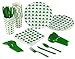 Produktbild Einweggeschirr-Set für 24 Personen, St. Patrick's Party-Zubehör mit grünem Kleeblatt, für irischen Urlaub, inklusive Messer, Löffel, Gabeln, Pappteller, Servietten, Becher
