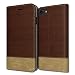 Produktbild iPhone 8/7 [Orbit Flex Serie] [Slim Wallet Flip Cover] Tagebuch Buch Leder ID Kreditkarte Brieftasche stehend weichen Ultra Slim Fit Texturierte Griff Ständer Fall Apple iPhone 8/7 [11,9 cm] (braun)