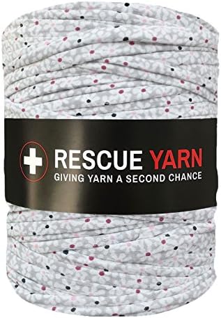 Multi-coloured flower pattern Rescue Yarn t-shirt yarn (large roll)