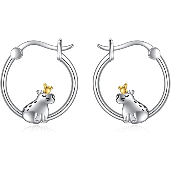 Orecchini A Foca Miniblings, Pendenti Animali Mare, Grigio Scuro, In Gomma, Made In Germany