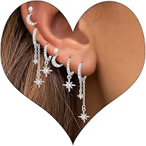 Nuova Gemma Tragus Helix Bar - Perno Orecchio Superiore - Foto 7