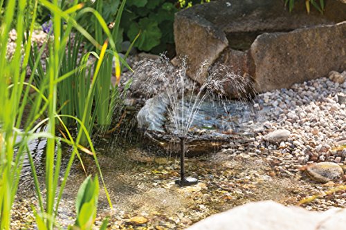 Solar Teichpumpe 2 Watt Solarmodul 175 l/h Förderleistung 70 cm Förderhöhe Komplettset Gartenteich, 101010 - 5