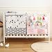 Vine Nursery Baby Cot Tidy Organiser for Cot Bed Baby bed Pouch Storage Bag Multifunction hanging Diapers Organiser 55*60CM (Clouds Pattern)
