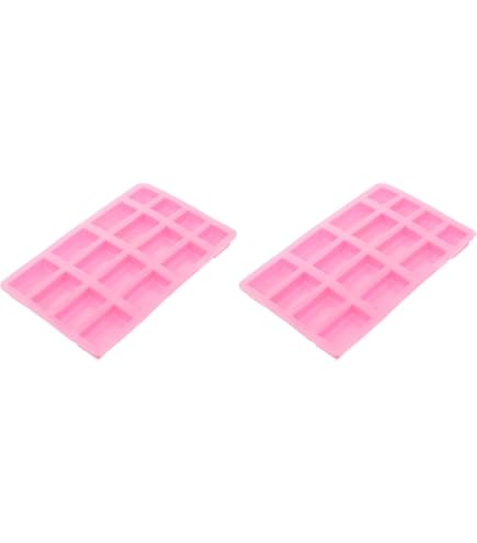 Selecto Bake Moules à Glaçons En Silicone En Forme De Briques De Construction, Moule à Chocolat, Moule à Bonbons Pour Décoration De Gâteaux, Cupcakes De Fête D'enfants, Blocs Anti-adhésifs