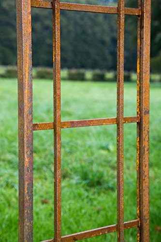 Rosenbogen Metall Breite: ca. 105 cm Rost Rankbogen - 5