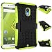 Produktbild Motorola Verizon DROID MAXX 2 / Moto X Play (2015) Case, DRUnKQUEEn Heavy Duty Rugged Hybrid Armor Dual Layer Hard Shell Tire Tread Grenade Grip Combat Tyre Textured Cover with Kickstand