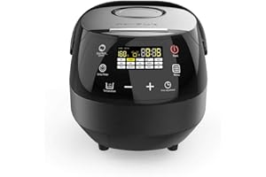 DREW&COLE CleverChef 14-in-1 Multi Cooker, Stew, Roast, Slow Cooker, Steam, Bake, Bread Maker, Rice, Soup Maker and more, Cooks 5 Portions, Charcoal