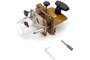 LeTkingok Gabarit De Mortaisage 2 En 1 Pour Machine à Tailler Le Bois, Support D'encastrement Pour Fixations Invisibles, Localisateur De Poinçons, Rail Linéaire.