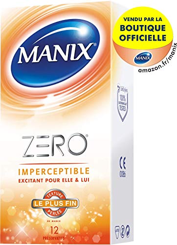 MANIX ZERO EXCITANT - 12 préservatifs ultra fins et texture perlée