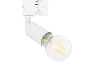 ‎LEDKIA LIGHTING LEDKIA LIGHTING 3-Phasenstromschiene Strahler für E27 Glühbirne Weiß E27