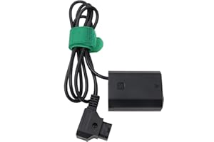 HangTon D-tap zu NP-FZ100 Dummy Akku für Sony Alpha A7CR, A7C II, A7C, A9 II, A6700 ZV-E1, A7R IV, A1, A7R V, A7S III, FX30 FX3, A7 IV, A7 III, A6600, A7R III, A7s A9 A9R A9S Kamera