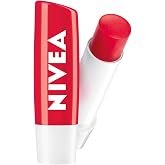 NIVEA &Ccedil;ilek Dudak Bakım Kremi 4.8 gr, 24 Saat Nemlendirme,&Ccedil;ilek Kokusu,Işıltılı Renk,Mineral Yağı İ&ccedil;ermez