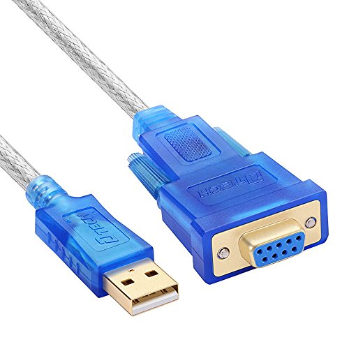 Venel USB 2.0 to RS232 DB9 Female Serial Adapter Cable 1.8m with CD / PL2303 Chipset/Support 98/ME/2000/2003/2008/Andoid/XP/win7 8 8.1 10/Mac OS/Linux