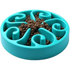 Vicstar Reisenäpfe Hundenapf Katzennapf Anti Schling Langsame Fütterung Interaktive Napf Umweltfreundlicher Langlebiger Ungiftiger Schüssel für Hunde