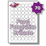 Estas etiquetas miden 25 mm de diámetro
