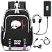 Produktbild Siawasey Tokyo Ghoul Anime Cosplay Rucksack Daypack Schultasche Laptop Schule Tasche mit USB-Ladeanschluss