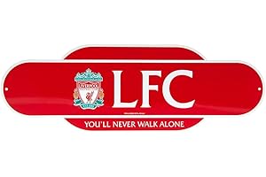 Liverpool FC - Placa de Calle Retro Years (Talla Única) (Rojo, Blanco)