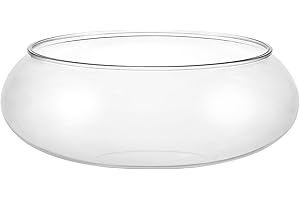 Toddmomy Grand Bol À Poisson En Plastique Transparent Vase De Terrarium Rond Bol À Poisson Rouge Vase Hydroponique De Nénuphar Succulent Pour La Décoration De La Maison De Fête De