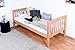 Produktbild Einzelbett/Gästebett Collin 01 Buche Vollholz massiv Natur inkl. Rollrost - 90 x 200 cm (B x L)