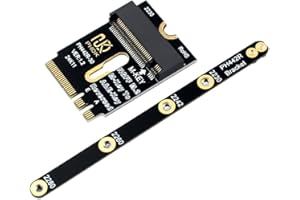 chenyang M.2 (A+E Key) 2230MM auf NVME M-Key Erweiterungskartenadapter für Motherboard NVME SSD Festplattenanschlussverlängerung 2230/2242/2260/2280 MM