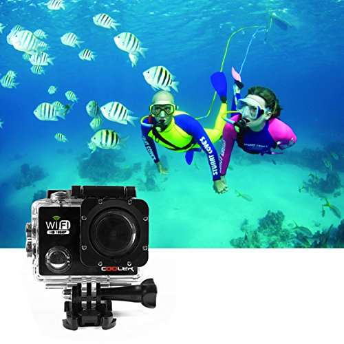 Cooler Unterwasserkameras HD 170 Grad Weitwinkel Sport Kamera Extremsport Kamera - 4