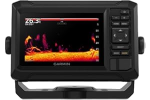 Garmin Echomap UHD2 53cv Fishfinder, GT20-TM Trasduttore, Navionics+ U.S. 010-02590-51, Nero