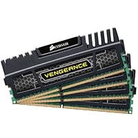 Corsair Vengeance Schwarz 32GB (4x8GB) DDR3 1866 MHZ (PC3 15000) Desktop Arbeitsspeicher (CMZ32GX3M4X1866C10)