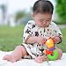 LALABABY Baby Early Education Toys Chick Rattles Soft Cloth Hand Ringing Toy
