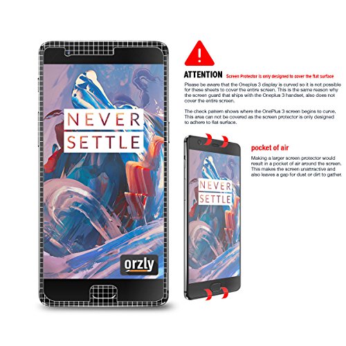 Orzly - Multi-Pack de 5 Protectores de Pantalla para OnePlus 3 SmartPhone 2016 Version Dual SIM Modelo Tel fono M vil - 5 in 1 Screen Protector Pack - 100 TRANSPARENTE reviews Orzly - Multi-Pack de 5 Protectores de Pantalla para OnePlus 3 SmartPhone 2016 Version Dual SIM Modelo Tel fono M vil - 5 in 1 Screen Protector Pack - 100 TRANSPARENTE