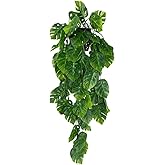 Nettenevime Yapay &Ccedil;i&ccedil;ek Saksıda Sarkan Monstera Deve Tabanı Yapay Sarmaşık Pastel 60cm