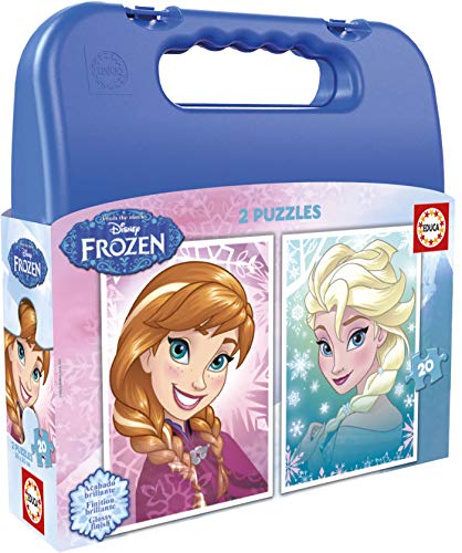 Preisvergleich Produktbild Educa 16511.0 - Case Puzzle - Frozen, 2x20 Teile