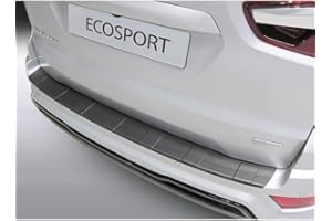 RGM ABS Rear bumper protector compatible with Ford Ecosport Facelift 2018- Black 'Ribbed'