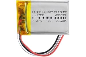 Batteri 3 kablar 602030 LiPo 3.7V 350mAh 1.295Wh 1S 5C Liter Energy Battery Laddningsbar med PCM NTC termistor uppladdningsba