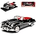 Produktbild Motormax Buick Roadmaster Serie 70 Cabrio Schwarz 1940-1952 Oldtimer 1/18 Modell Auto mit individiuellem Wunschkennzeichen