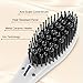 BESTOPE Hair Straightener Brush Electric Heating Hair Straighteners Ceramic Detangling Comb Digital Anion Hair Care, Anti-Scald Effective Silky (6 Temp Levels, Max 210°C)