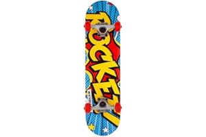 ROCKET DOG ROCKET Complete Popart Unisex Adult Mini Skateboard, Multi-Colour, 7.5 Inches
