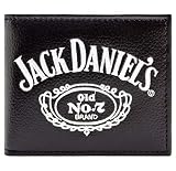 Material de calidad genuina Cartera de Jack Daniels Antiguo No.7 Whiskey Negro