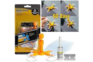 NEEDS & WANTS® Car Crack Windscreen Repair Kit Glass Wind Shield Repair Kit Easy to Use Windscreen Chip Repair Kit Efficient and Durable Glass Scratch Repair Kit Suitable for All Types of Windscreen