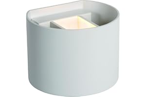 LUCIDE AXI Bathroom Wall Spotlight LED 2 x 3.5 W 2700 K IP54 Adjustable Beam Angle White