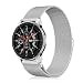 Produktbild Fintie Armband für Samsung Galaxy Watch 46mm / Gear S3 Frontier/Gear S3 Classic Smart Watch - Edelstahl Milanese Magnet UhrBand Uhrenarmband Ersatzband (Small, Silber)