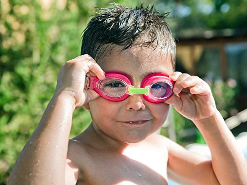 Premium Kinder Schwimmbrille von #DoYourSwimming – perfekte Passform für Kinder bis ca. 12Jahre / Anti-Beschlag-Schutz für kristallklare Sicht / verspielte Design – Chlorbrille, die Freude auf Schwimmen und Wasser macht. Eine ideale Kinderschwimmbrille inklusive Transportbox. Hoher Tragekomfort mit leicht verstellbaren Silikonband, kratzfesten Gläsern mit integrierten UV-Schutz - 7