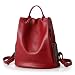 Produktbild Rucksack Tasche Schwarz Schultertasche große Kapazität, rot, 34 X 33 X 17 CM
