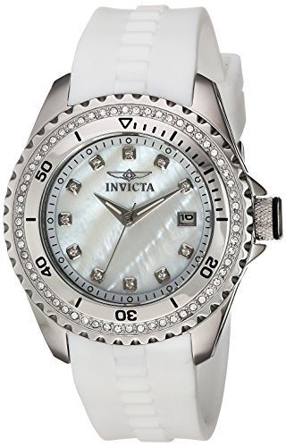 Price comparison product image Invicta Women's Analog Quartz Watch with Silicone Strap 21415