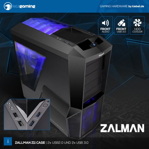 KCS [184269] Gamer PC Intel Core i7 6700 4×3.4GHz | 8GB DDR4 2133 | 250GB SSD + 2TB HDD | NVIDIA Geforce GTX 960 4 GB | ASUS | DVD | Sound | LAN | USB3 | 500W | Win10 - 5