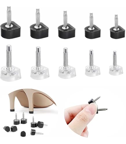 Scarpe Nere Del Tacco Alto Di Stile Del Feticcio Con Le Punte - Foto 2