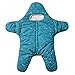 Produktbild Baby Winter Schlummersack Kreativ Seestern Swaddle Decke für 6-24 Monat Neugeborenes Baby Kinderwagen Schlafen Sack Sicherheitsdecken Pyjamas Babydecken Mit Kapuze (#2 Grün, 12-24 Monat)